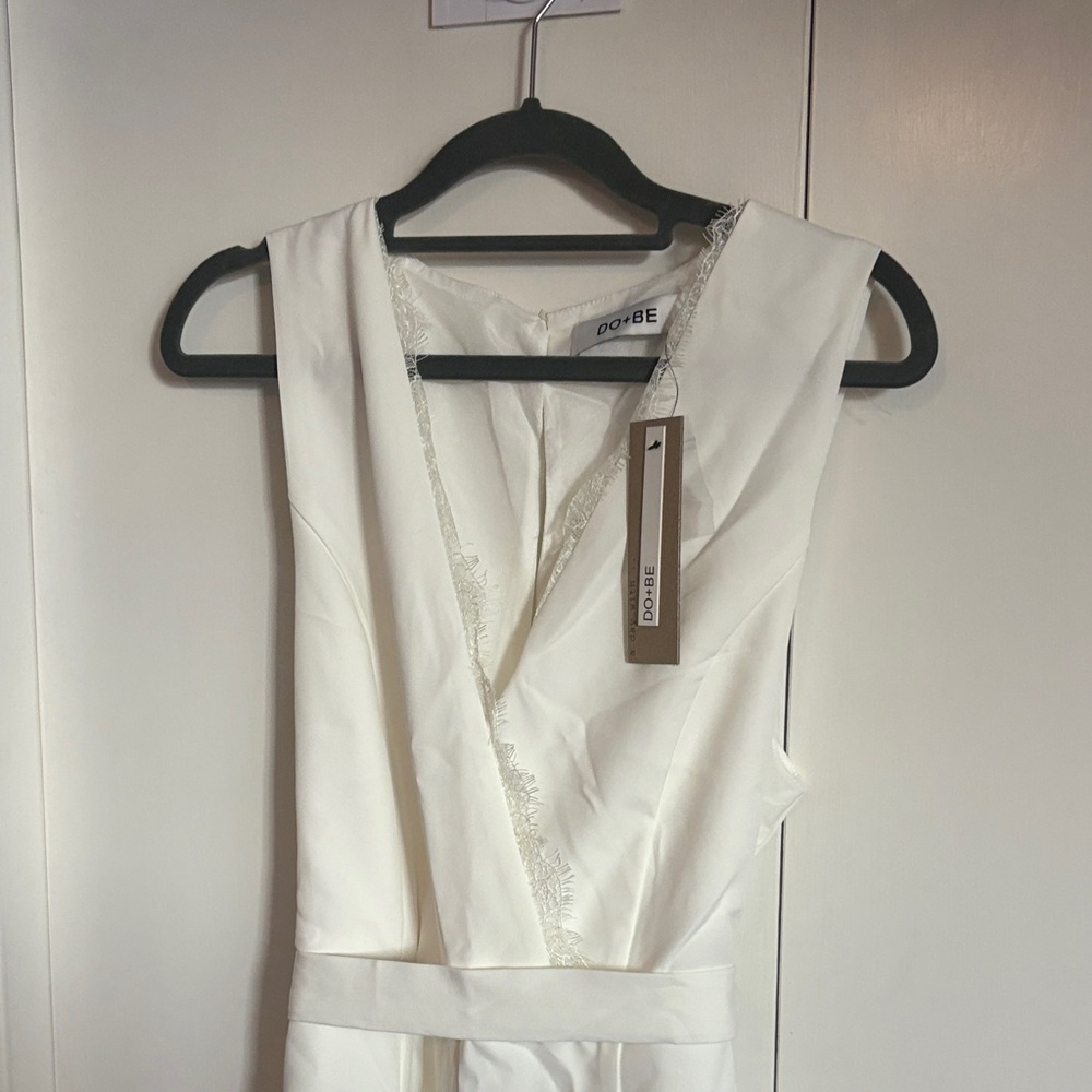 DO+BE Ivory Sleeveless Jumpsuit